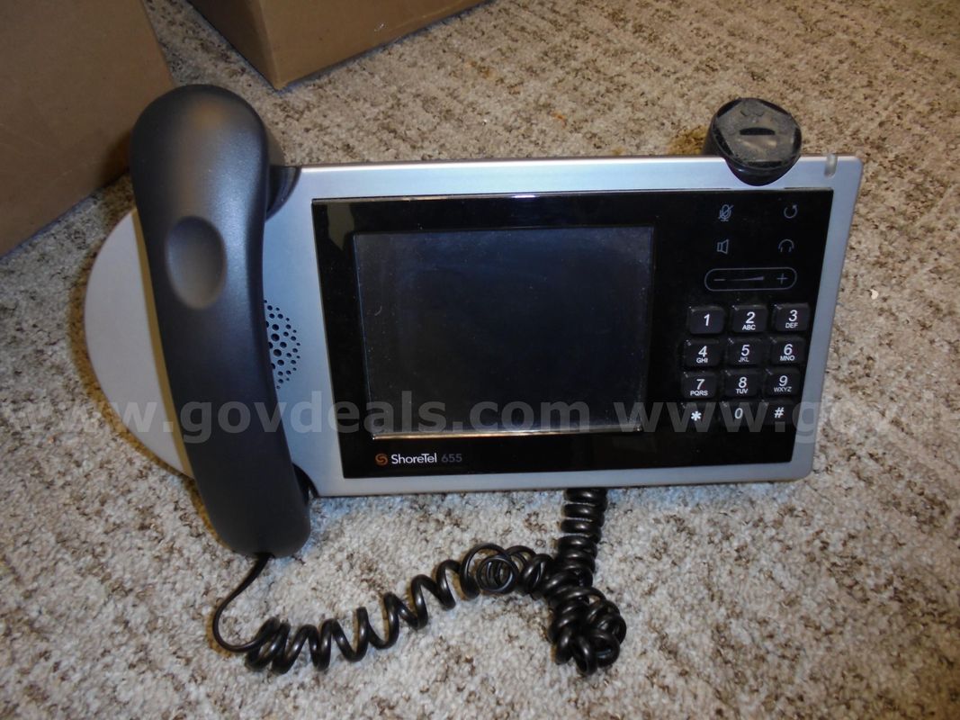 One (1) Lot of Four (4) ShoreTel 655 Office Phones
