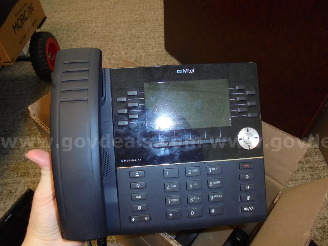 One (1) Lot of Nine (9) Mitel Office Phones
