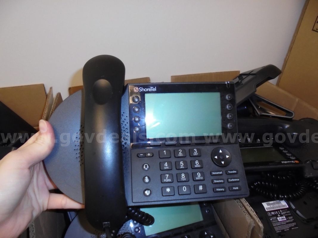 One (1) Lot of 110 ShoreTel IP480G Office Phones