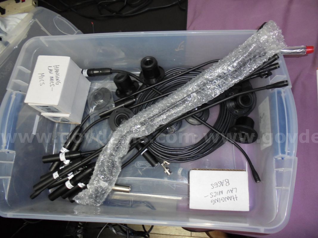 One (1) Lot of Shure Mic Kit Components