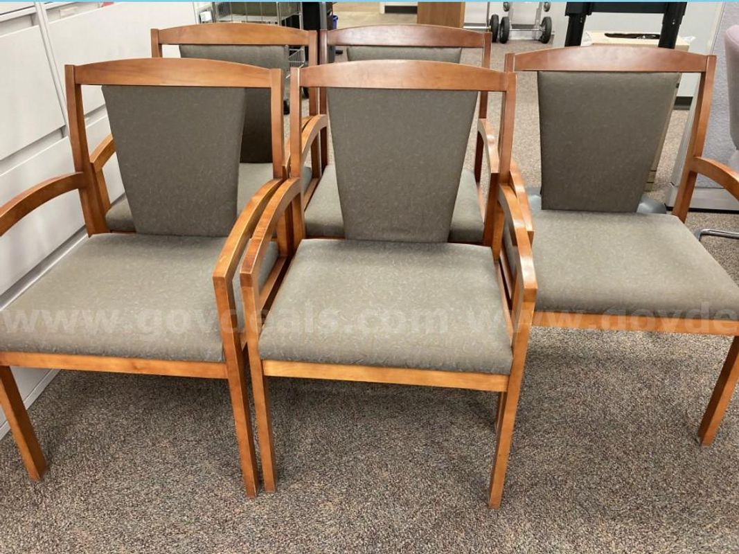 Wooden Chairs (x5)
