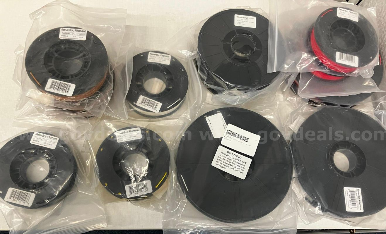 Lot of Assorted 3D Printer Filament