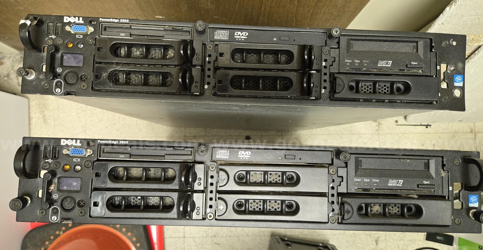 Three Dell Servers