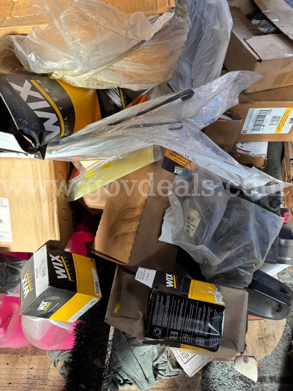1-SKID OF NEW AND USED MISC PARTS