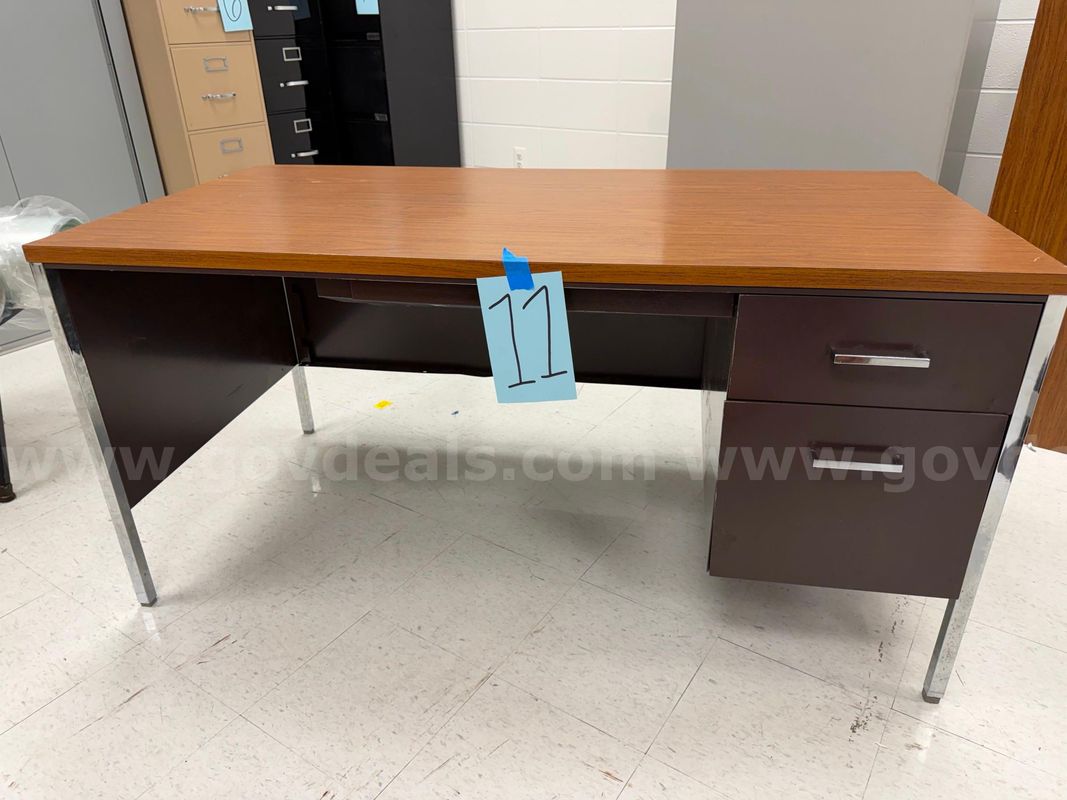 Metal filing cabinet