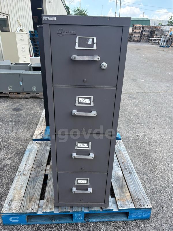 Fire Proof Metal File Cabinet (No Key)