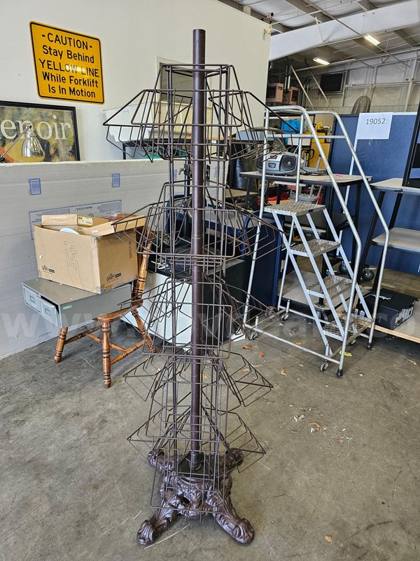 Rotating Display Rack (66in Tall)