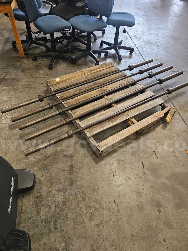 (5) BARBELL WEIGHT BARS