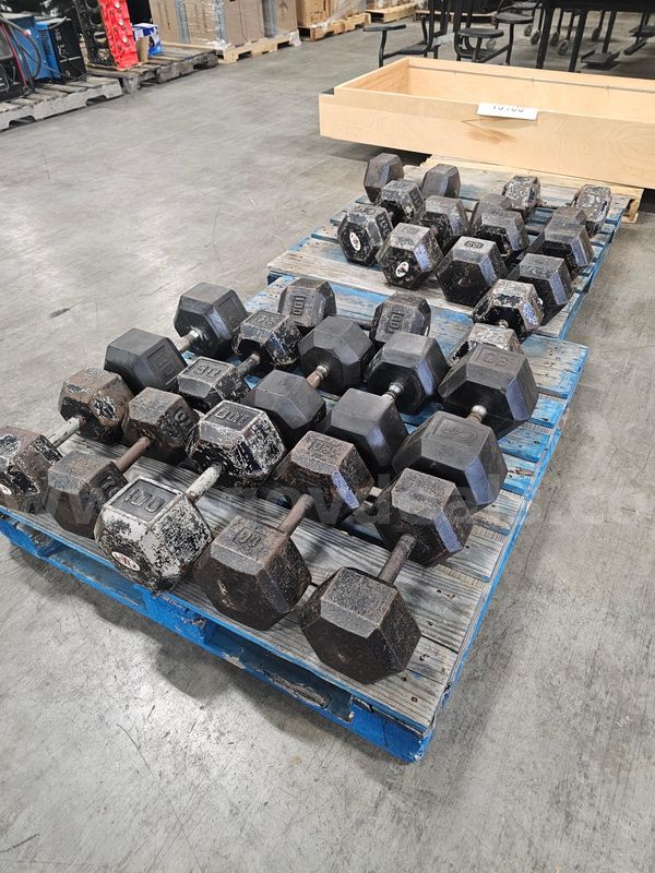 (2) Pallets Of Assorted Dumbbells