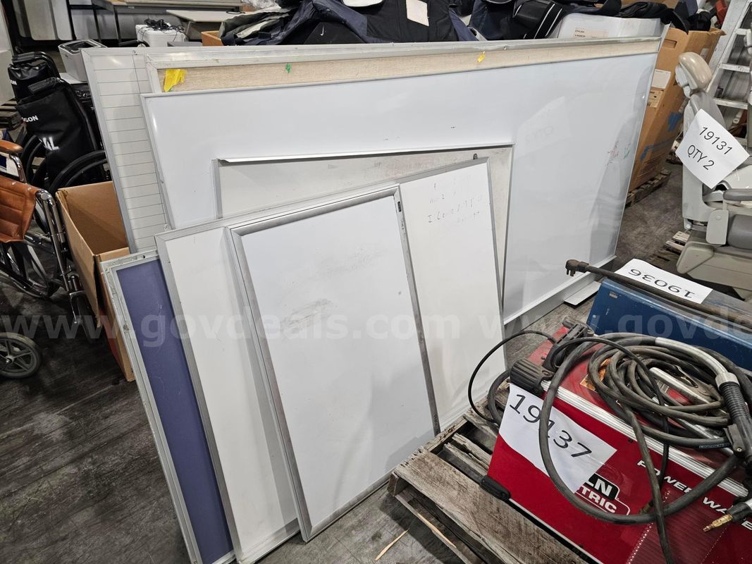 (11) USED WHITEBOARDS (ASSORTED SIZES)