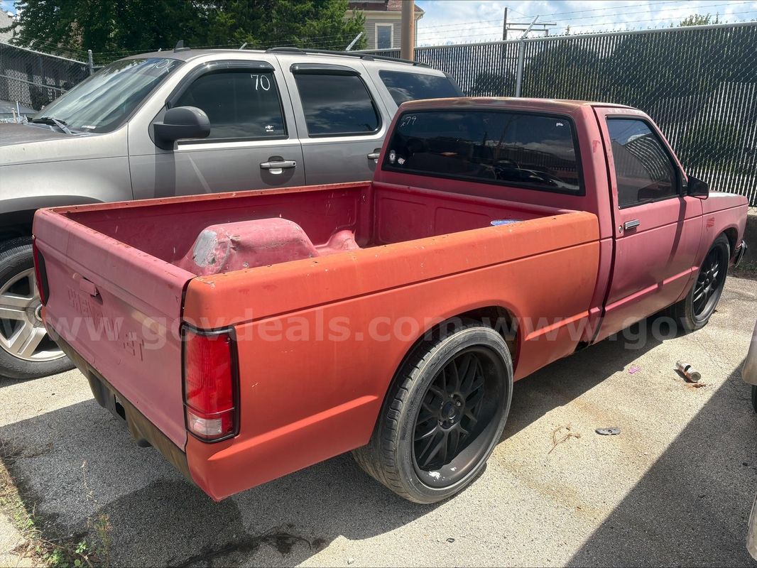 1986 CHEVROLET S10 (NO TITLE) (ABANDON, STOLEN, AND/OR RECOVERED PROPERTY)