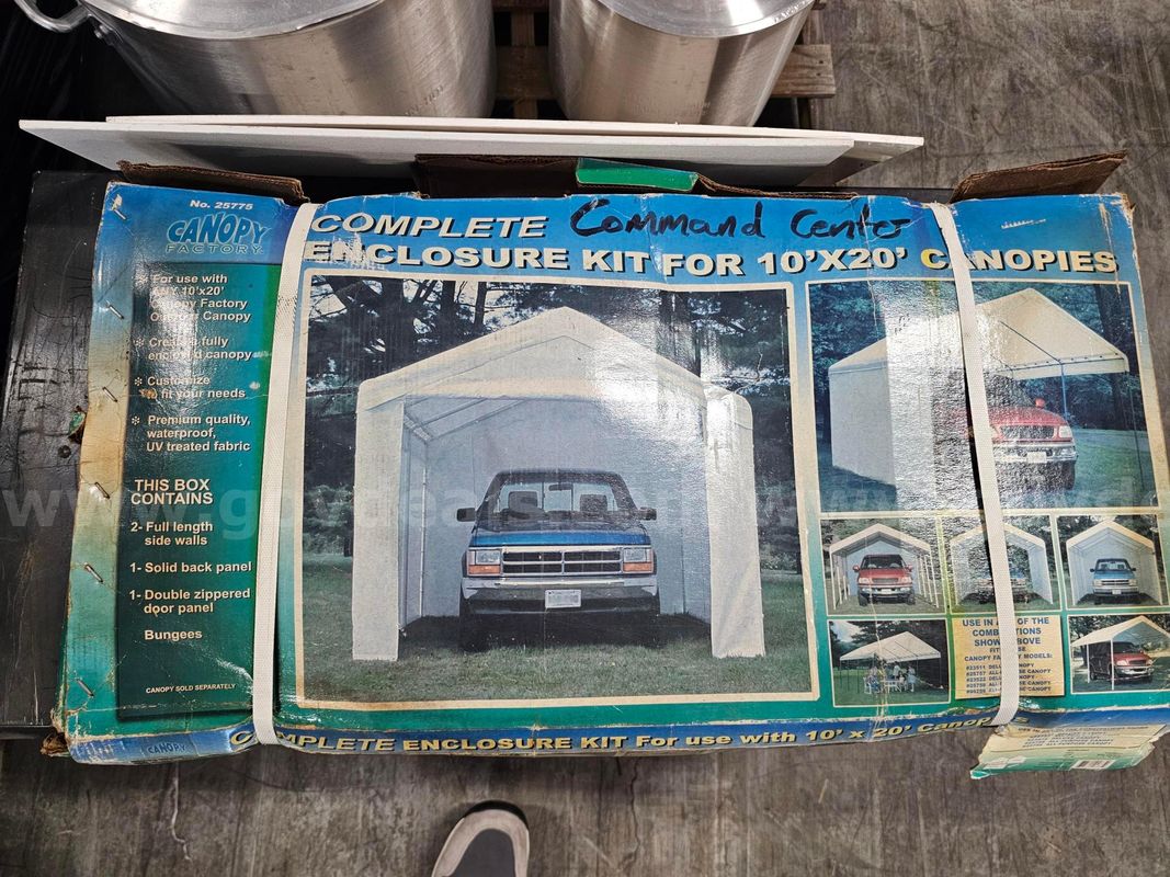 CANOPY ENCLOSURE KIT FOR 10' X 20' CANOPIES (NO FRAME)