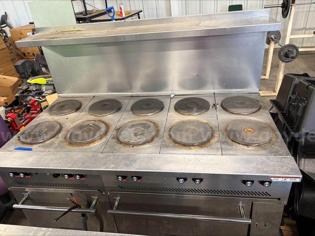 VULCAN 10 BURNER DOUBLE OVEN
