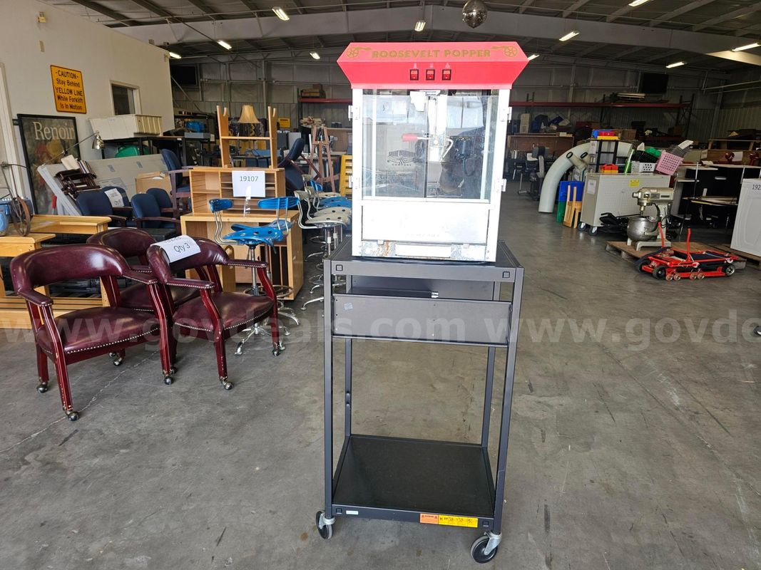 POPCORN MACHINE WITH CART