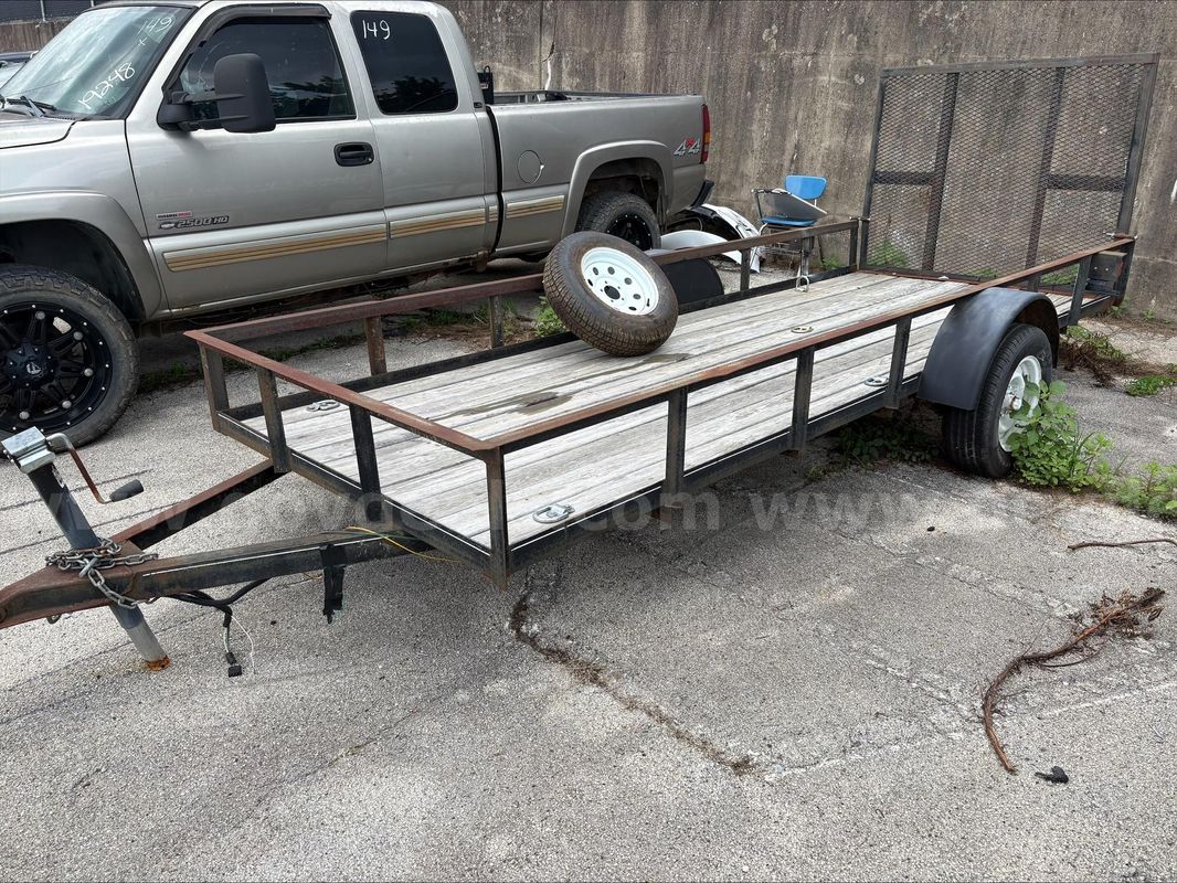 14 x 5 TRAILER (NO TITLE) (ABANDON, STOLEN, AND/OR RECOVERED PROPERTY)