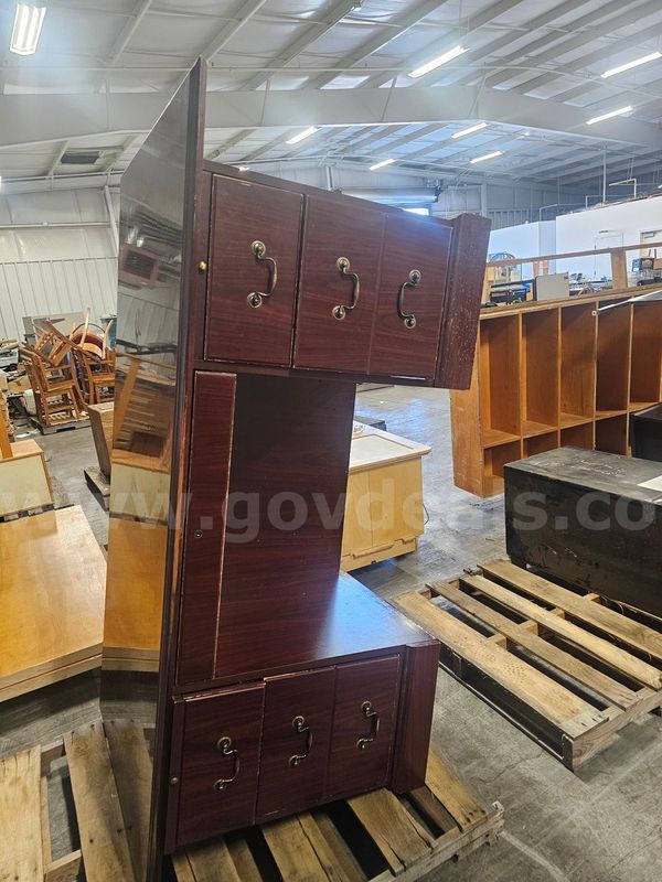 Wooden Desk (30in H X 72in W X 36in D)