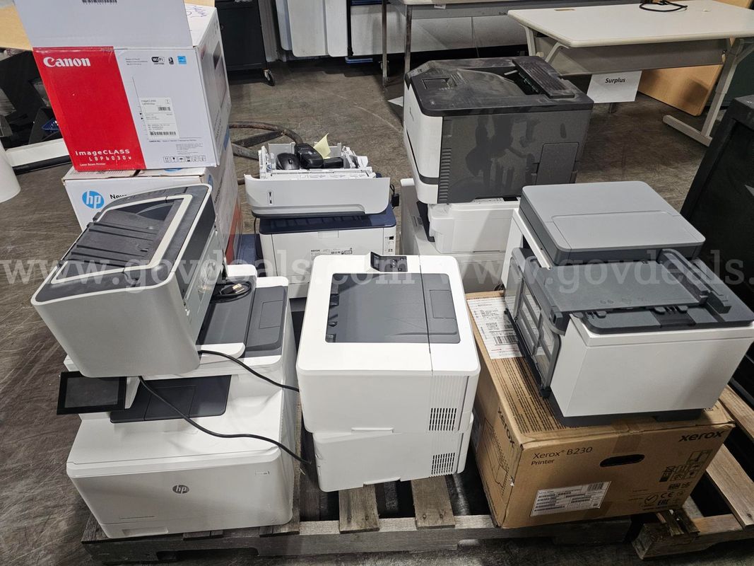 (1) PALLET OF USED PRINTERS (FOR PARTS OR REPAIR)