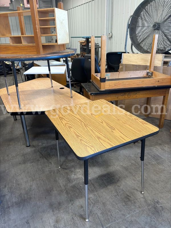 ONE LOT OF ASSORTED TABLES