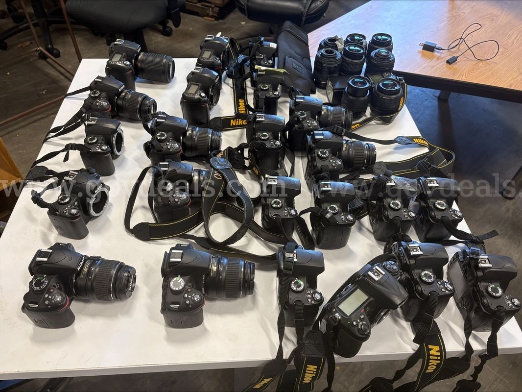 ONE LOT OF NIKON CAMERAS AND ACCESSORIES (WORKING CONDITION IS UNKNOWN)