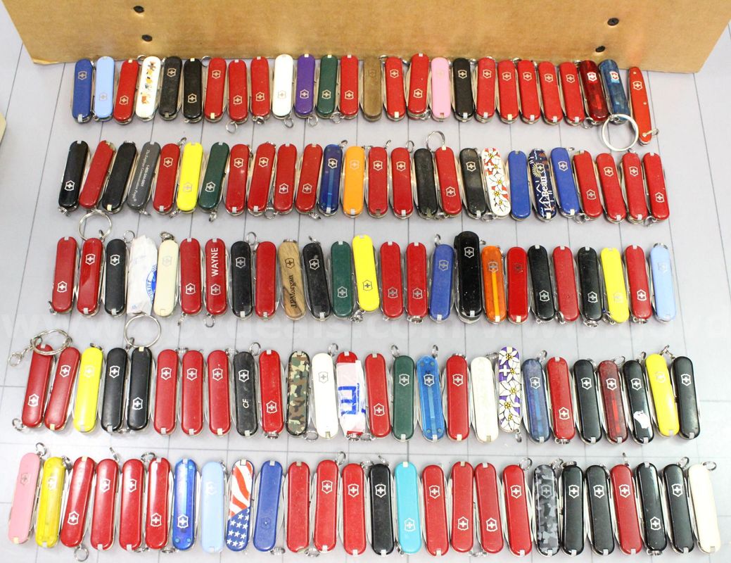 Approximately 6 lbs. Assorted SMALL Victorinox/Swiss Army  Knives, #34881