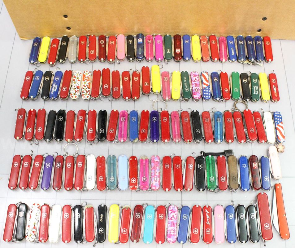 Approximately 6 lbs. Assorted SMALL Victorinox/Swiss Army  Knives, #34887