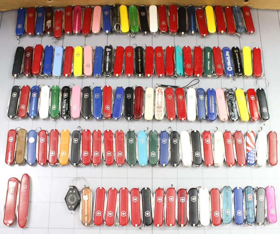 Approximately 6 lbs. Assorted SMALL Victorinox/Swiss Army  Knives, #35061