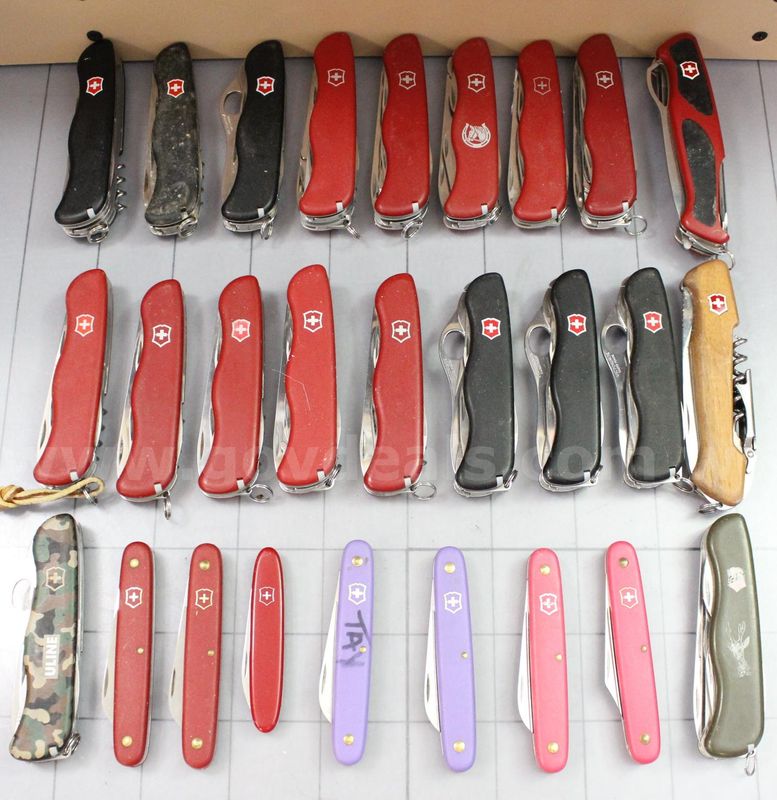 Approximately 6 lbs. Assorted Victorinox/Swiss Army  Knives, #35186