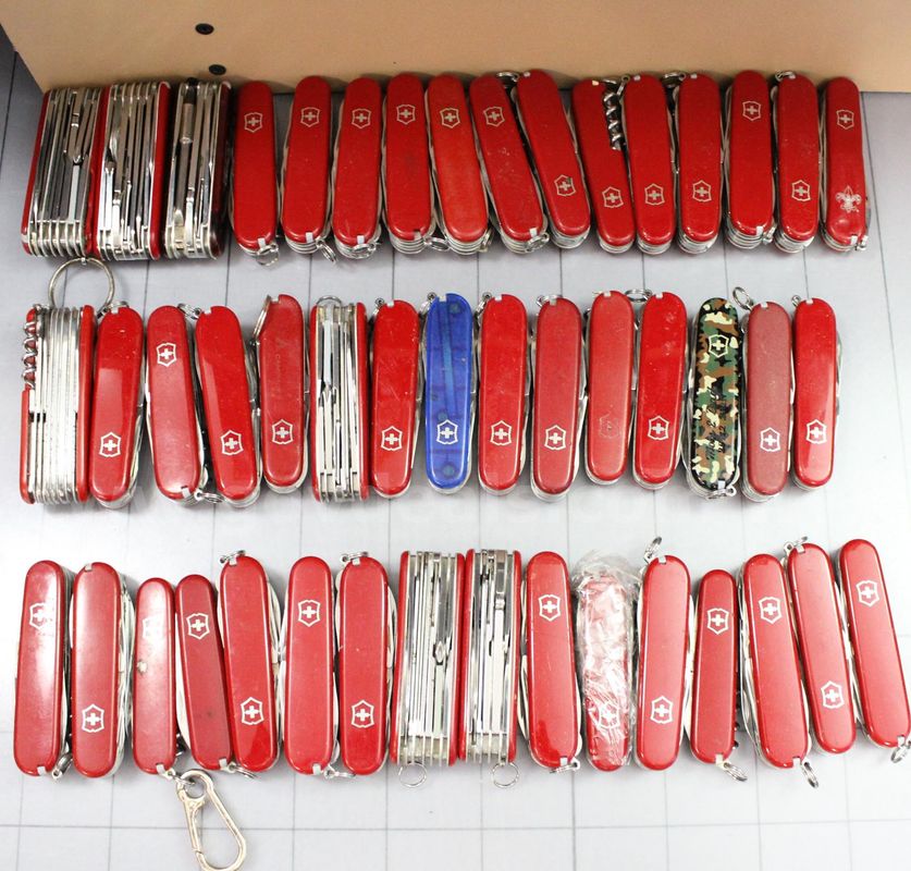 Approximately 10 lbs. Assorted Victorinox/Swiss Army  Knives, #35603