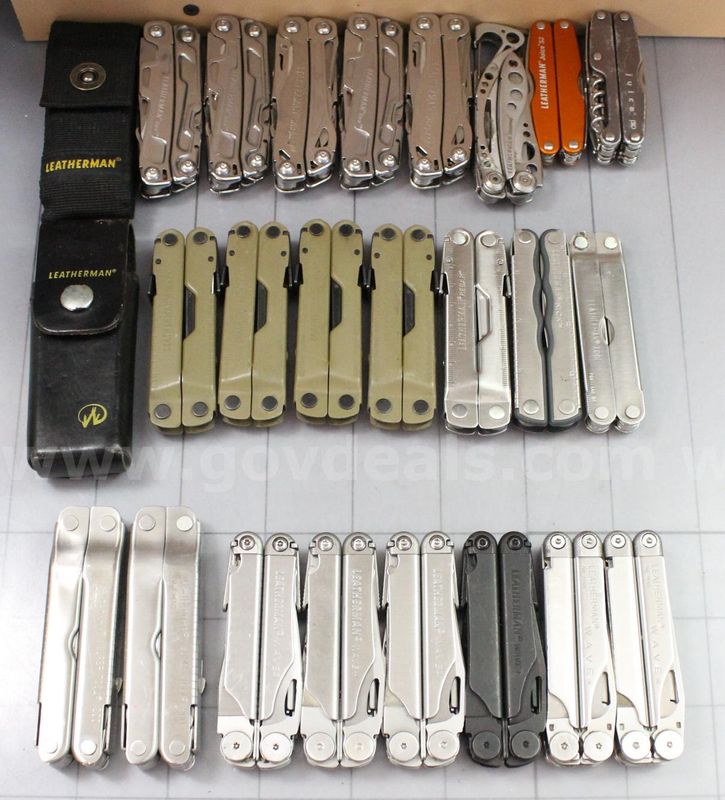 Approximately 10 lbs. of Assorted Leatherman Multi-tools, #35610