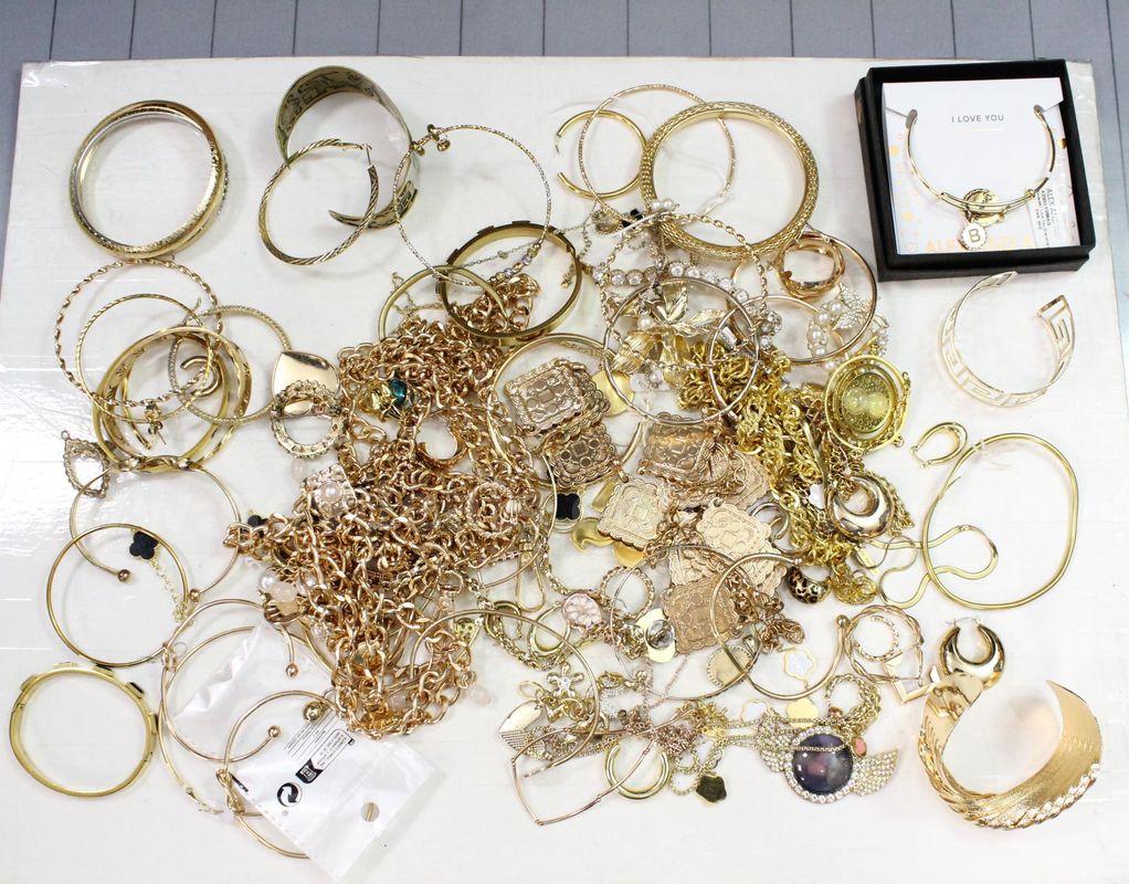 Approximately 3 lbs. of Gold TONE Jewelry, #35878