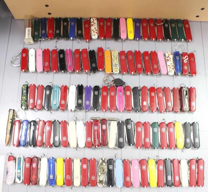 Approximately 6 lbs. Assorted SMALL Victorinox/Swiss Army Knives, #35487
