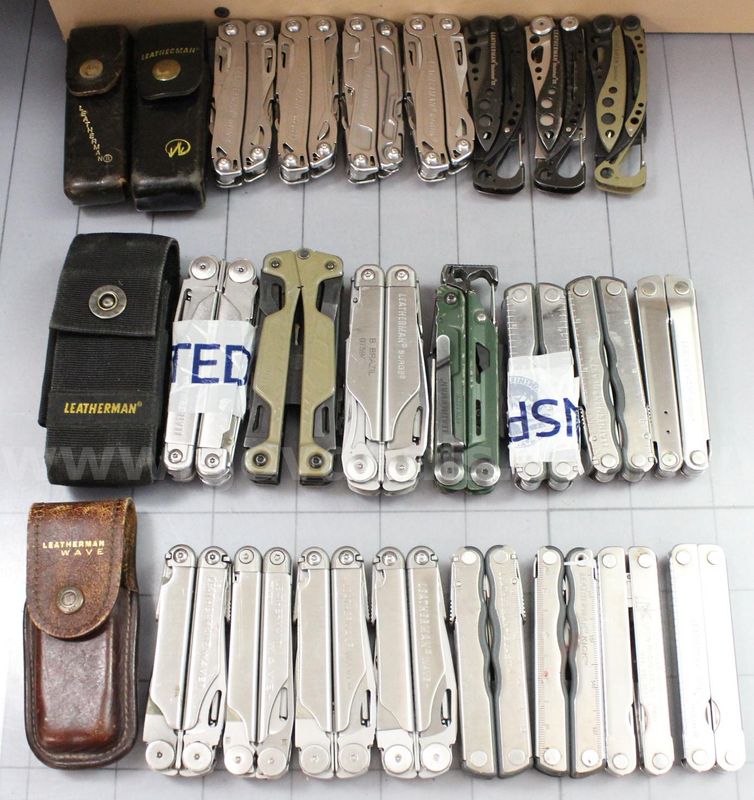 Approximately 10 lbs. of Assorted Leatherman Multi-tools, #35615