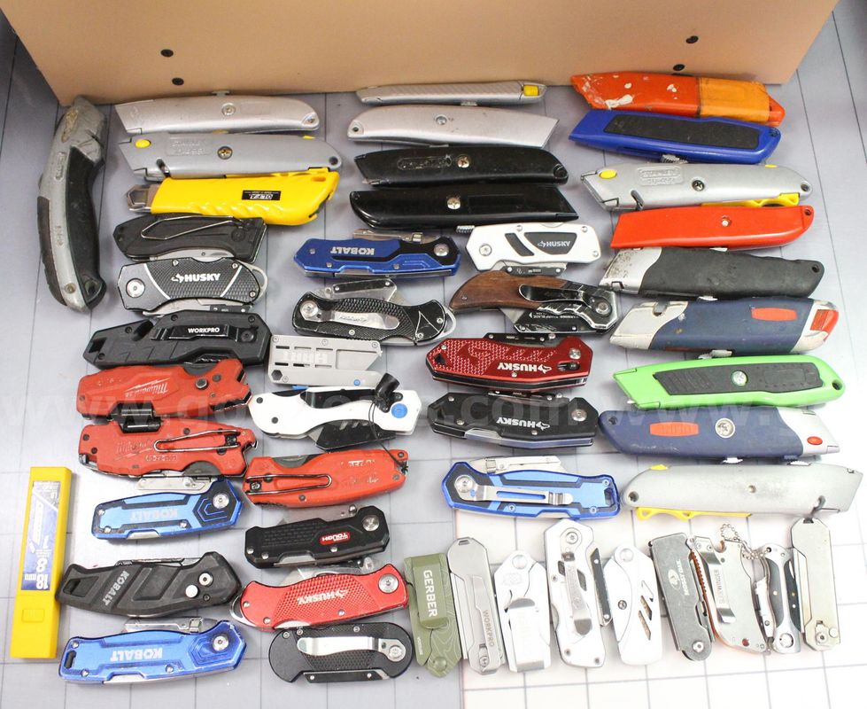 Approximately 11 lbs. of Assorted Box Cutters/Utility Knives, #35821