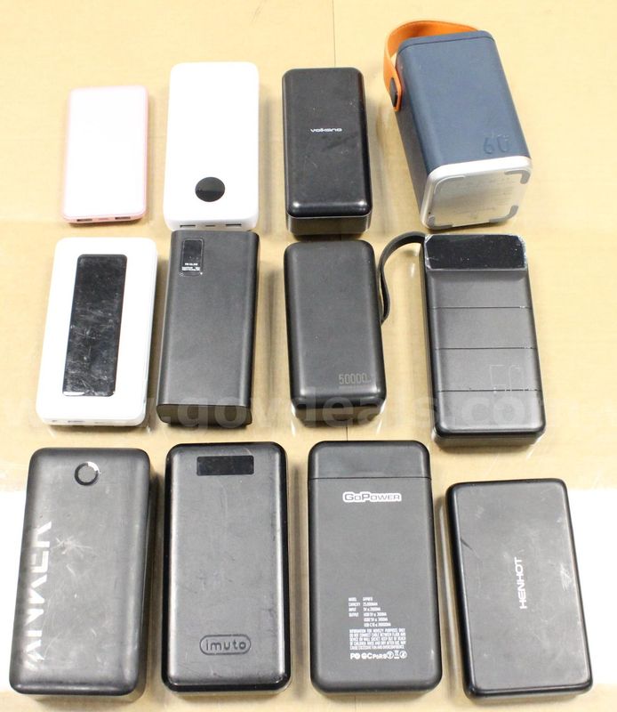 1 Box of Assorted Batteries/Chargers/Etc., #36059, **PICK UP ONLY**