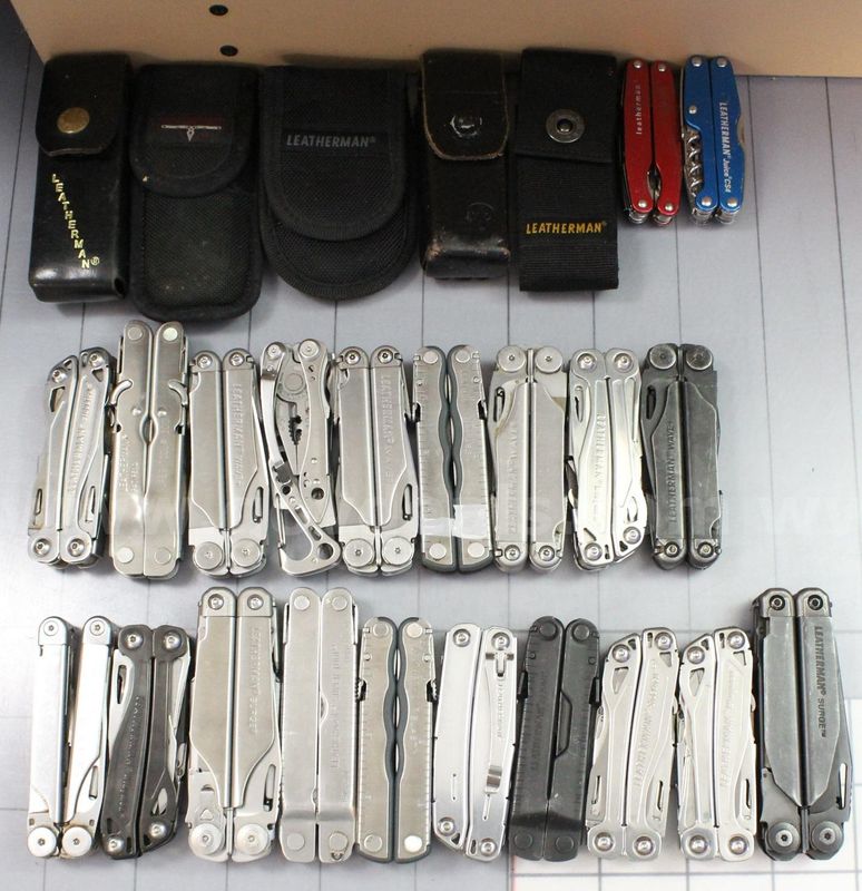 Approximately 10 lbs. of Assorted Leatherman Multi-tools, #36233