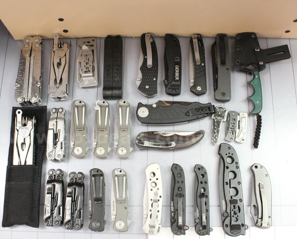 Approximately 6 lbs. of Assorted BRAND-NAME Knives, #36238