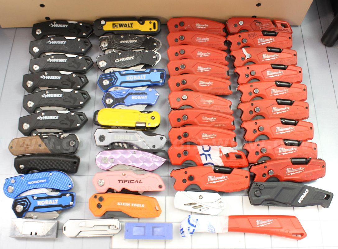 Approximately 11 lbs. of Assorted Box Cutters/Utility Knives, #36216