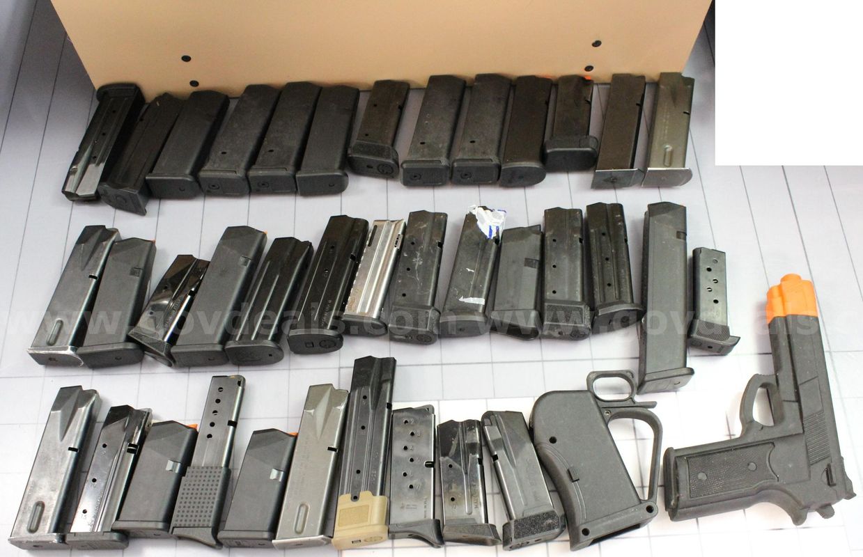 Assorted Gun Magazines/Parts/Etc., #36231, **PICK UP ONLY** **SHIPPING NOT AVAILABLE**