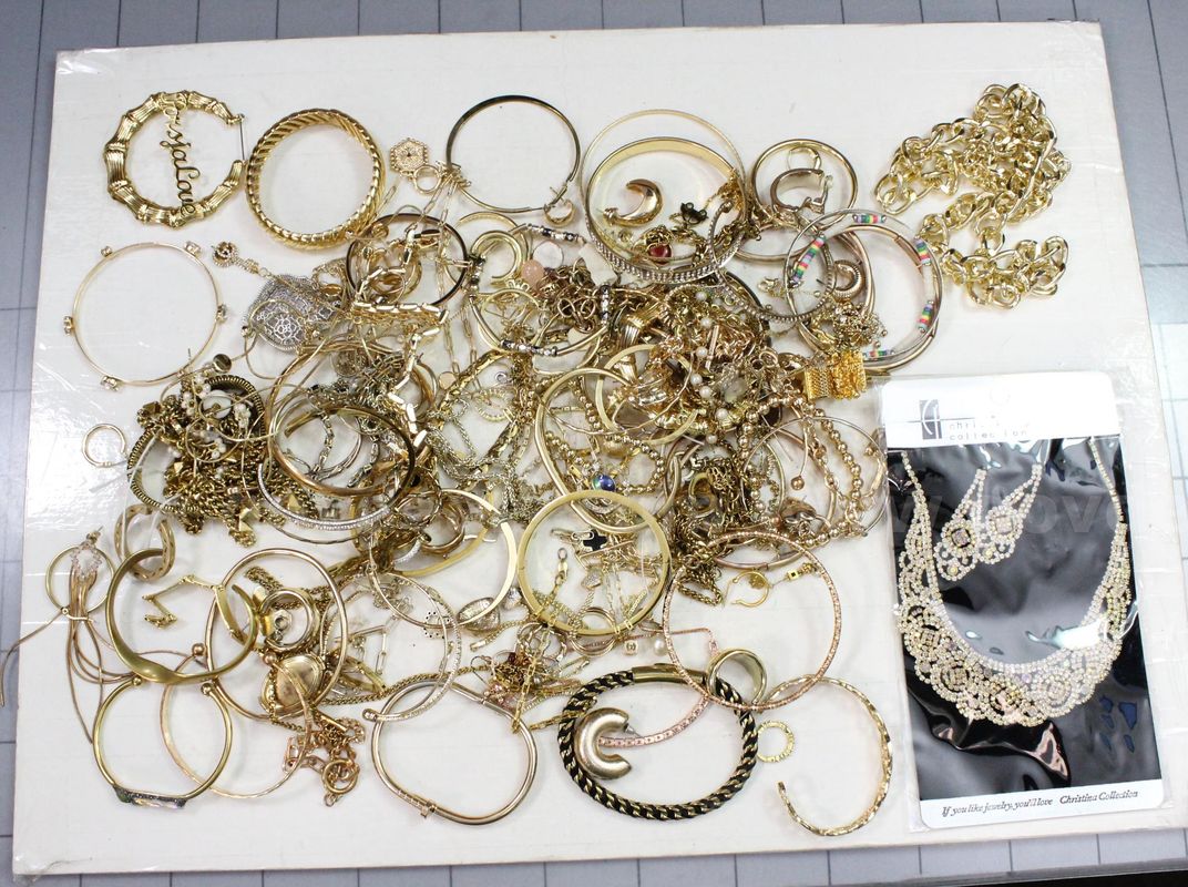 Approximately 3 lbs. of Gold TONE Jewelry, #35881