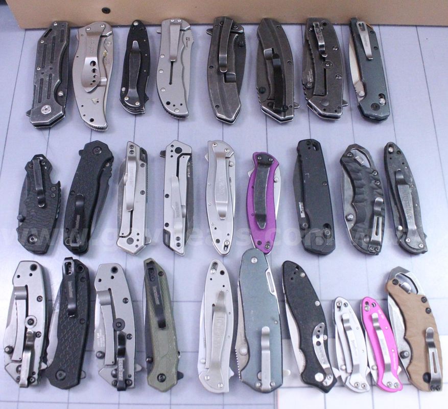 Approximately 6 lbs. of Assorted Kershaw Knives, #36315