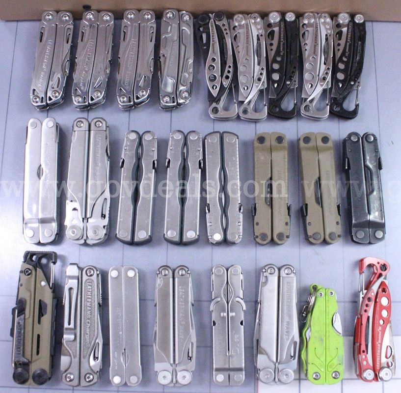Approximately 10 lbs. of Assorted Leatherman Multi-tools, #36357