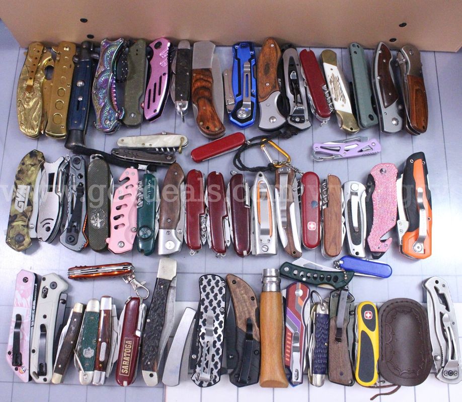 Approximately 12 lbs. of Assorted Knives/etc., #36301