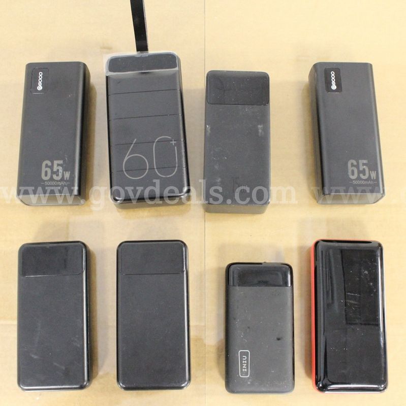 Approximately 11 lbs. of Charger Batteries/Power Stations, #36262