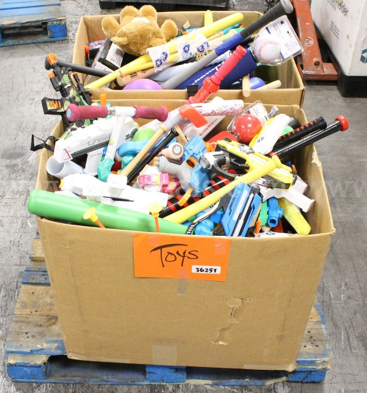 1 Skid of Assorted Toys, #36252, **PICK UP ONLY**BOXES NOT INCLUDED**