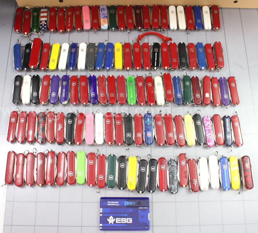 Approximately 6 lbs. Assorted SMALL Victorinox/Swiss Army Knives, #35493