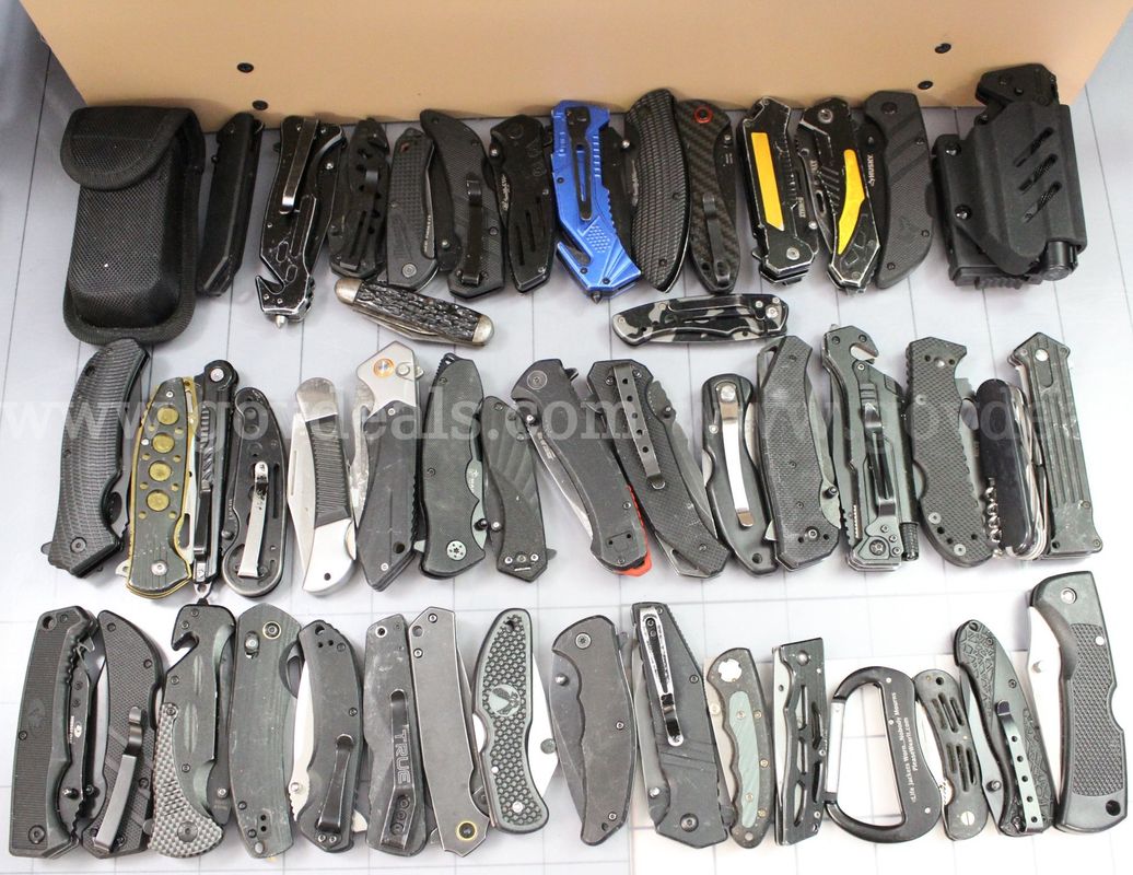 Approximately 12 lbs. of Black Knives/etc., #35833