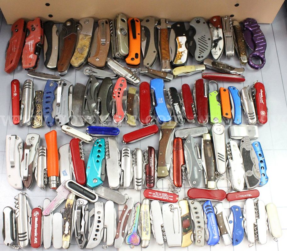Approximately 12 lbs. of Assorted Knives/etc., #35988