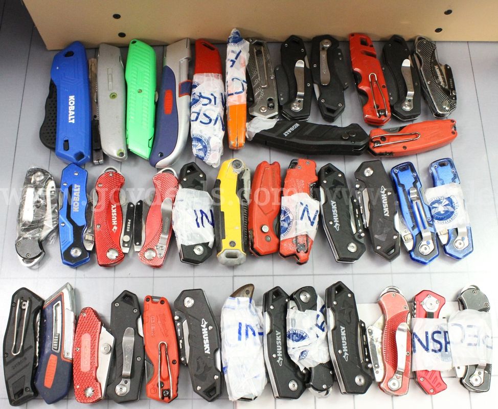 Approximately 11 lbs. of Assorted Box Cutters/etc., #36485