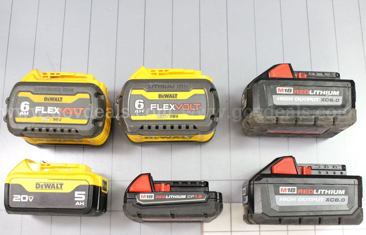 Assorted Power Tool Batteries/etc., #36335, **PICK UP ONLY**