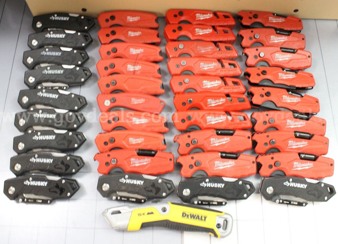 Approximately 11 lbs. of Assorted Box Cutters/etc., #36561